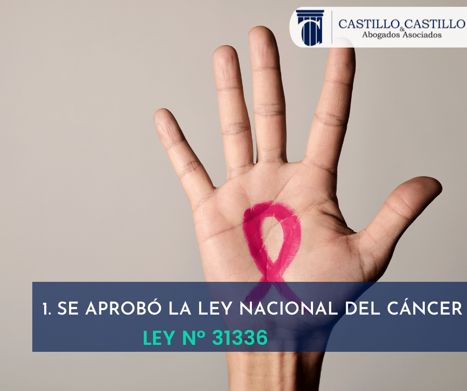 LEY NACIONAL DEL CANCER
